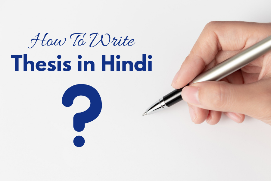 thesis writing meaning in hindi